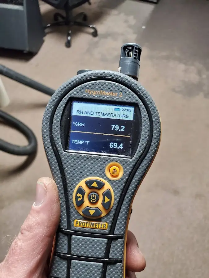 Moisture meter humidity assessment for Fire & Smoke Damage Restoration in Creston
